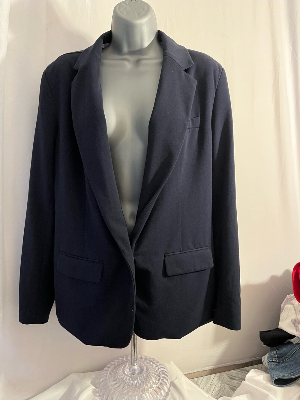 a new day Navy Single-Button Blazer Jacket